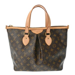 ik 00 0630485 2 LOUIS VUITTON Popincourt Haut Tote Bag Monogram Brown