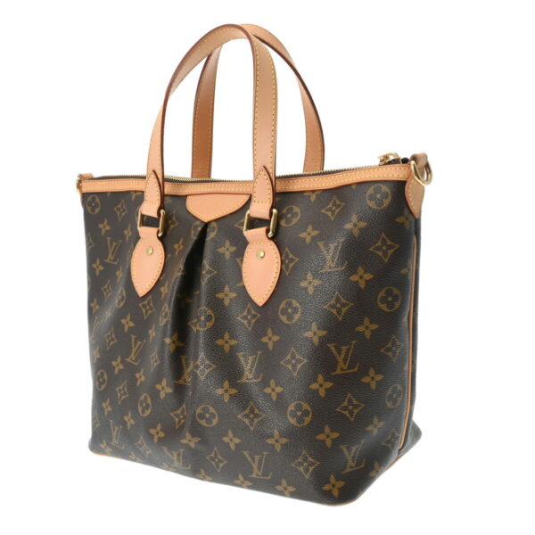 ik 00 0630485 3 Louis Vuitton Palermo PM 2Way Handbag Monogram Canvas Brown