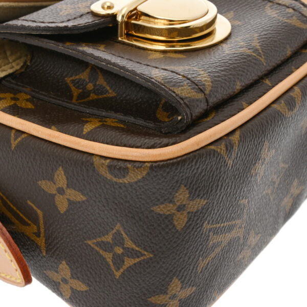 ik 00 0630486 7 Louis Vuitton Hudson PM Shoulder Bag Monogram Canvas Brown