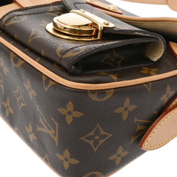 ik 00 0630486 8 Louis Vuitton Hudson PM Shoulder Bag Monogram Canvas Brown