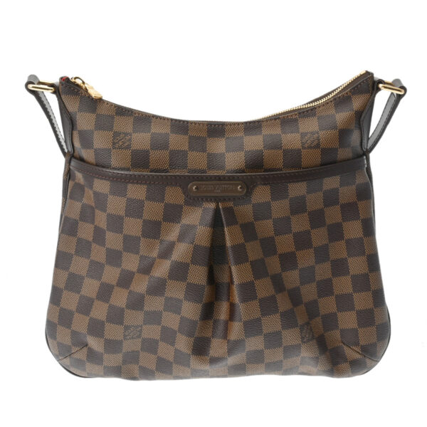 ik 00 0630488 2 Louis Vuitton Bloomsbury PM Shoulder Bag Damier Canvas Brown Ebene