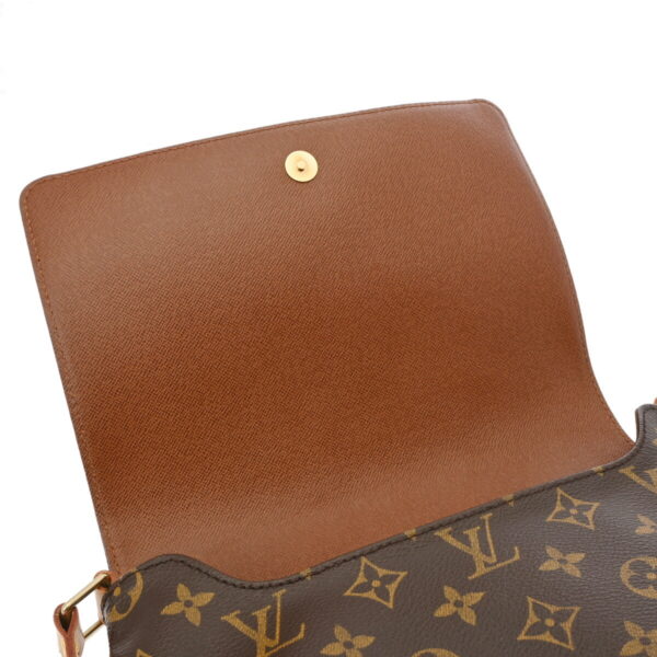 ik 00 0630498 10 Louis Vuitton Musette Tango Shoulder Bag Monogram Canvas Brown