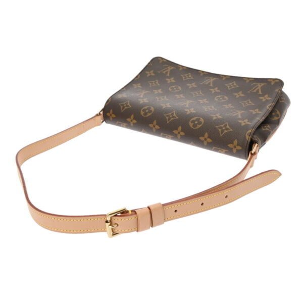 ik 00 0630498 4 Louis Vuitton Musette Tango Shoulder Bag Monogram Canvas Brown