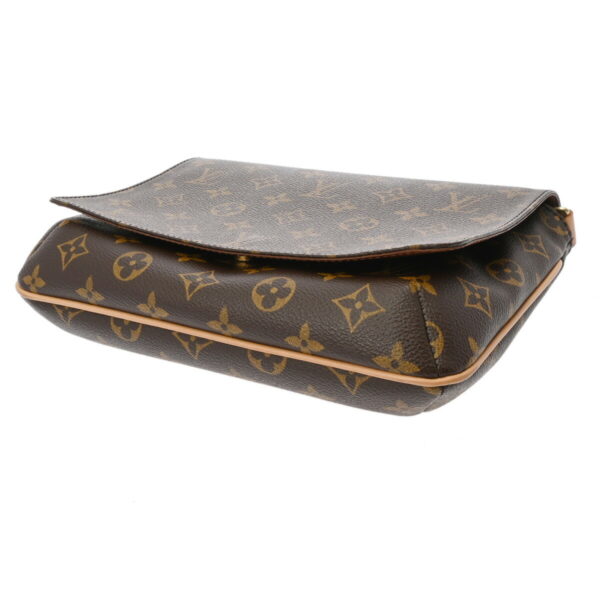 ik 00 0630498 5 Louis Vuitton Musette Tango Shoulder Bag Monogram Canvas Brown