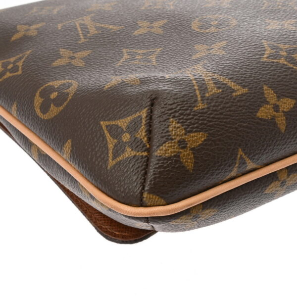 ik 00 0630498 8 Louis Vuitton Musette Tango Shoulder Bag Monogram Canvas Brown