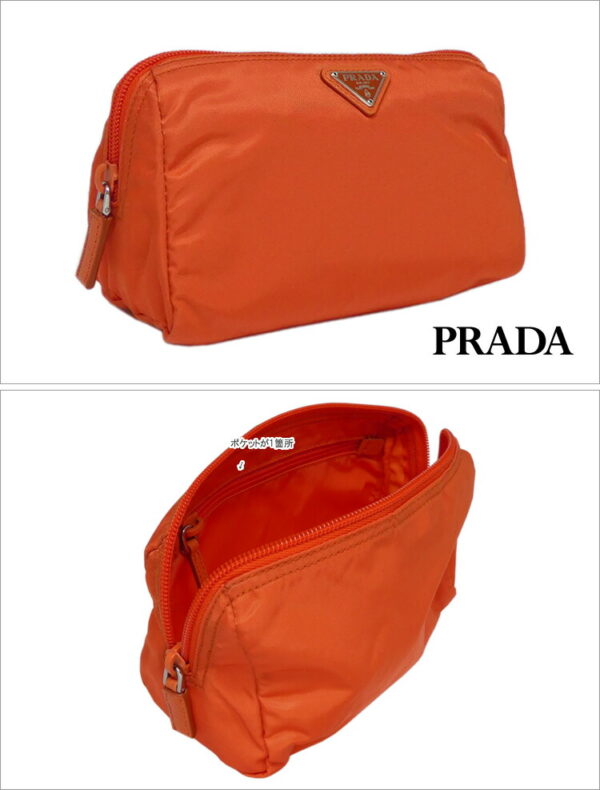 imgrc0071591999 Prada Pouch Nylon Orange