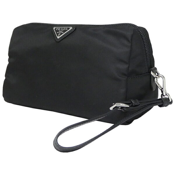 imgrc0077370070 Prada Nylon Pouch Black