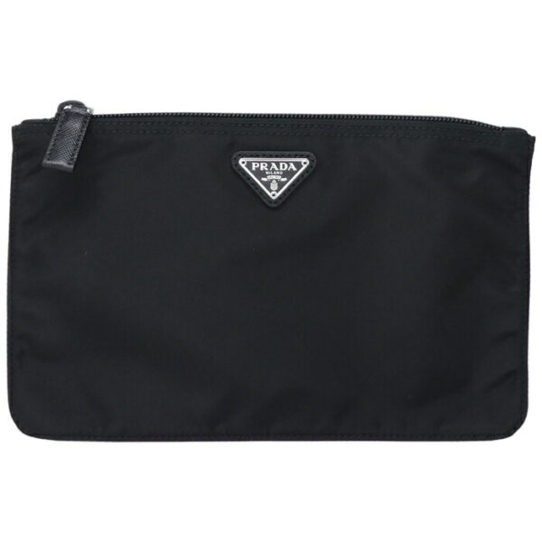 imgrc0077430697 Prada Nylon Pouch Black