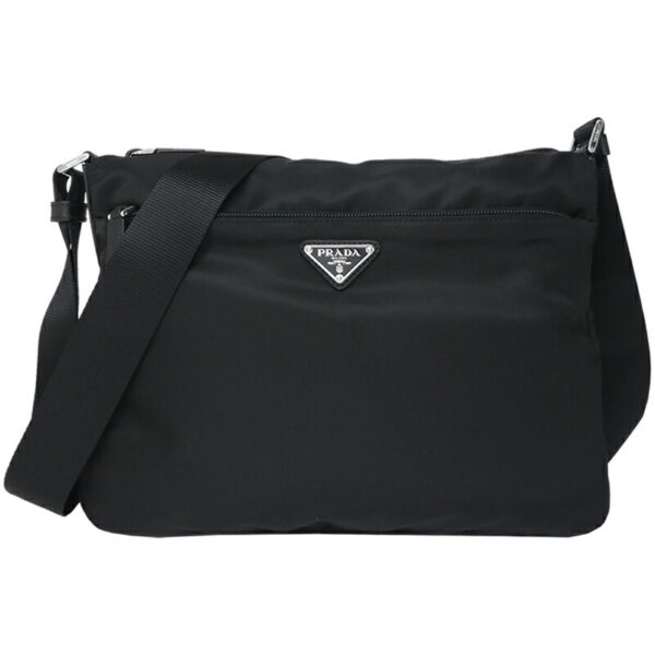 imgrc0077432177 Prada Shoulder Bag Vela Nylon Black