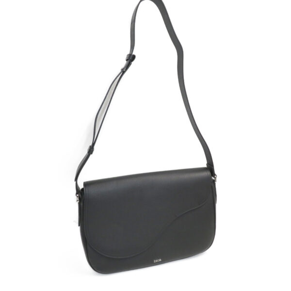 imgrc0079406563 Christian Dior Saddle Messenger Bag Black