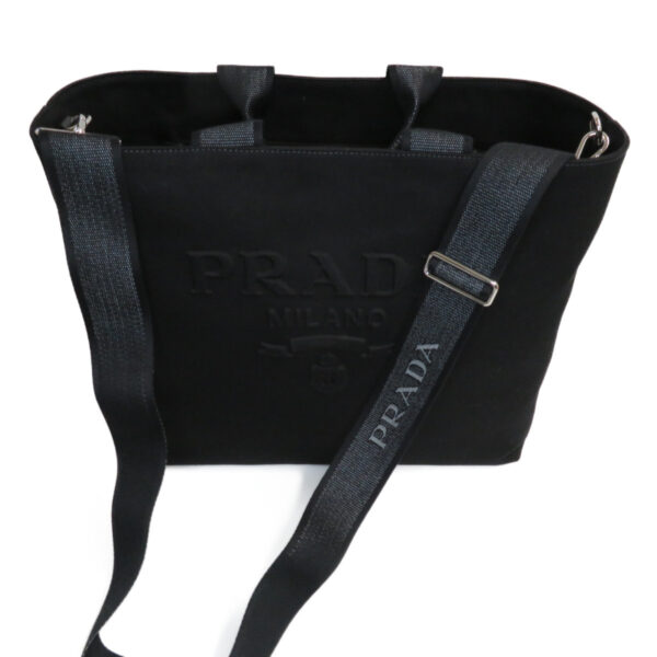 imgrc0079406700 Prada Drill Tote Bag Nero