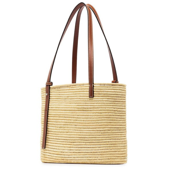 imgrc0079438156 Loewe Raffia Basket Tote Bag Natural Pecan