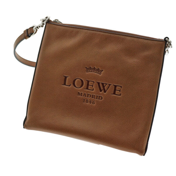 imgrc0079455019 Loewe Shoulder Bag Leather Brown