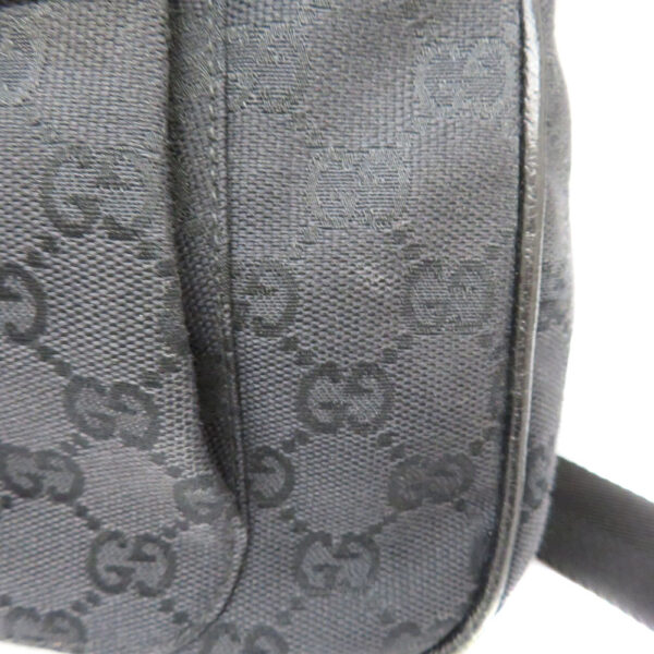 imgrc0079620081 Gucci Shoulder Bag GG Canvas Leather Black