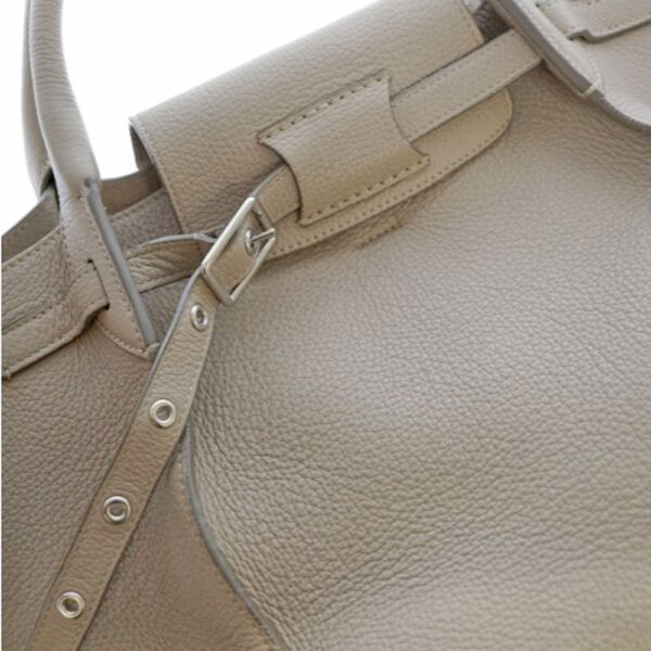 imgrc0079839816 Celine Big Leather 2WAY Bag Taupe Gray