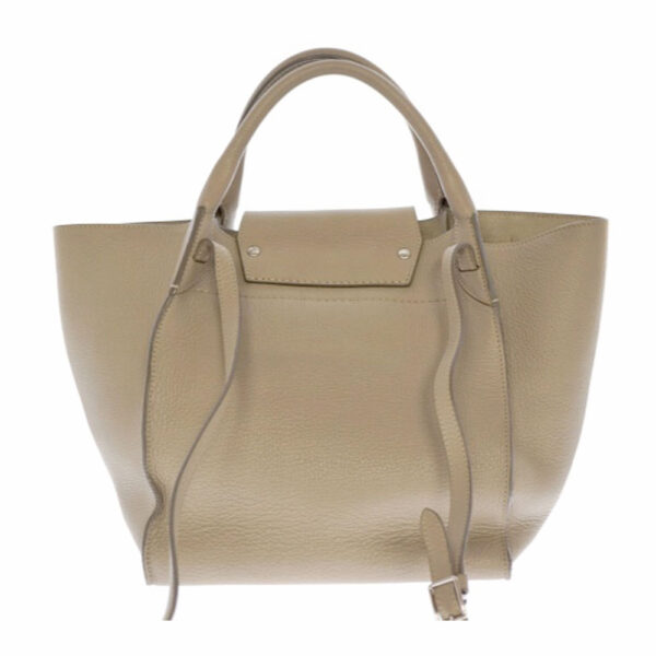 imgrc0079839824 Celine Big Leather 2WAY Bag Taupe Gray