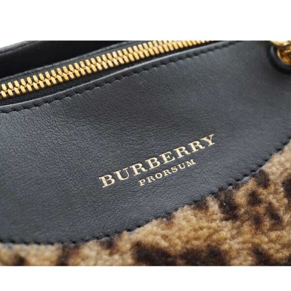 imgrc0079870647 Burberry Chain Handbag Leopard Leather Black