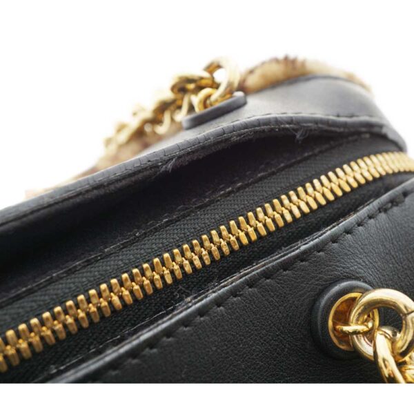 imgrc0079870648 Burberry Chain Handbag Leopard Leather Black