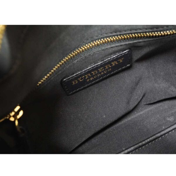 imgrc0079870651 Burberry Chain Handbag Leopard Leather Black