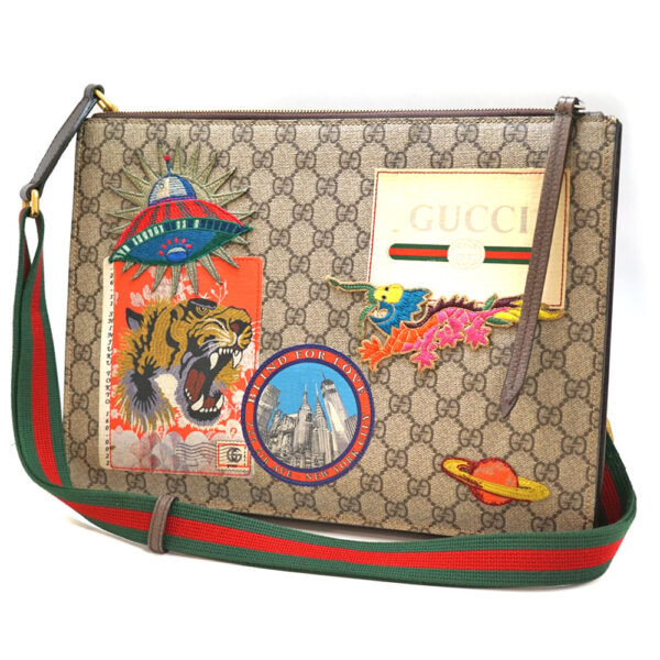 imgrc0079965500 Gucci Messenger Bag GG Pattern Sherry Line Patch