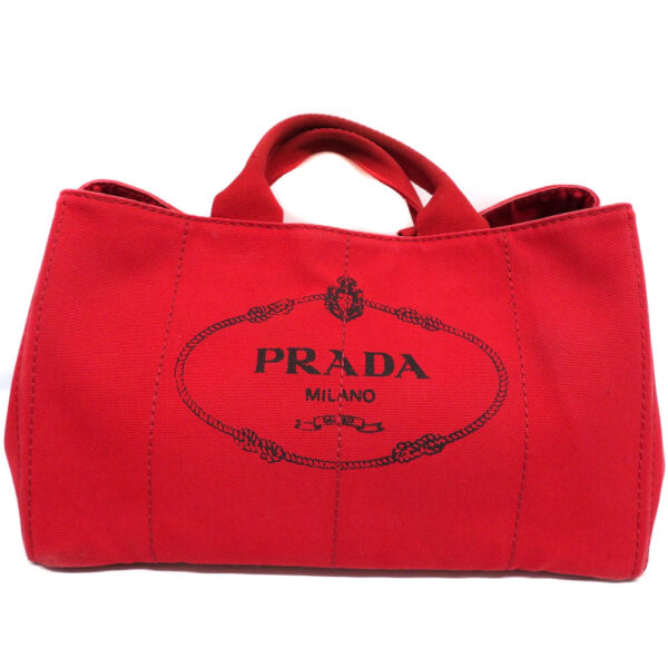 imgrc0080007316 Prada Kanapa Tote GM Canvas Red