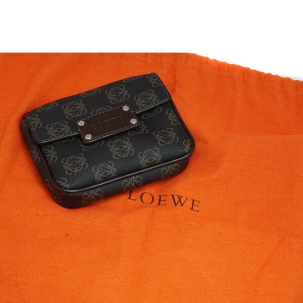 imgrc0080290060 Loewe Mini Anagram Pattern Leather Bag Brown