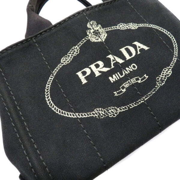 imgrc0080324613 Prada Kanapa Tote Mini Canvas Black