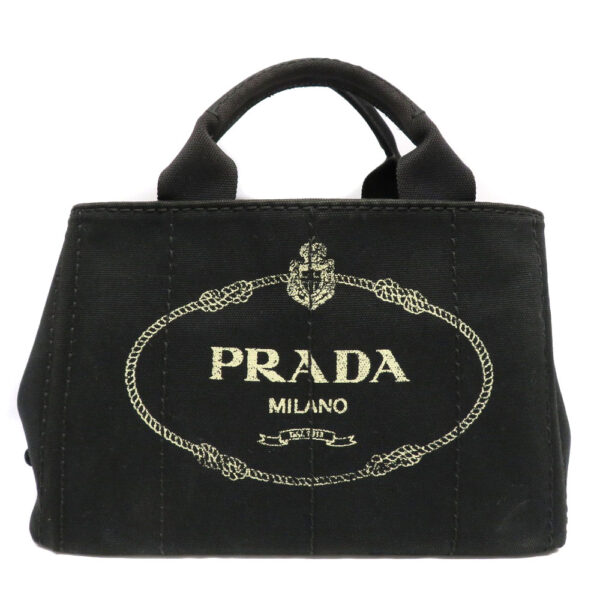 imgrc0080324619 Prada Kanapa Tote Mini Canvas Black