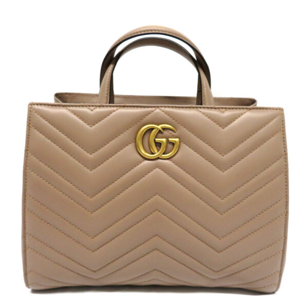 imgrc0080408990 Gucci GG Marmont 2WAY Bag Leather Beige