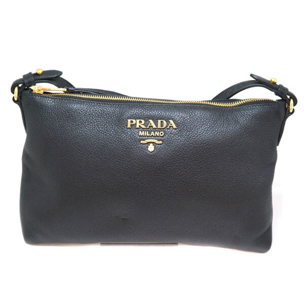 imgrc0081465896 Prada Shoulder Bag Leather Black