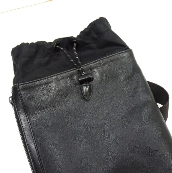 imgrc0081494445 Louis Vuitton Chalk Sling Bag Shadow Body Bag Drawstring Black