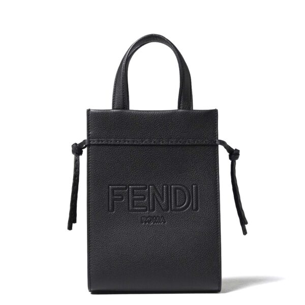 imgrc0081910681 Fendi Mini Go To Shopper Tote Bag Black