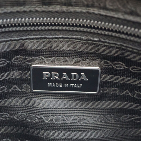 imgrc0082372401 Prada Shoulder Bag Nylon Black Crossbody