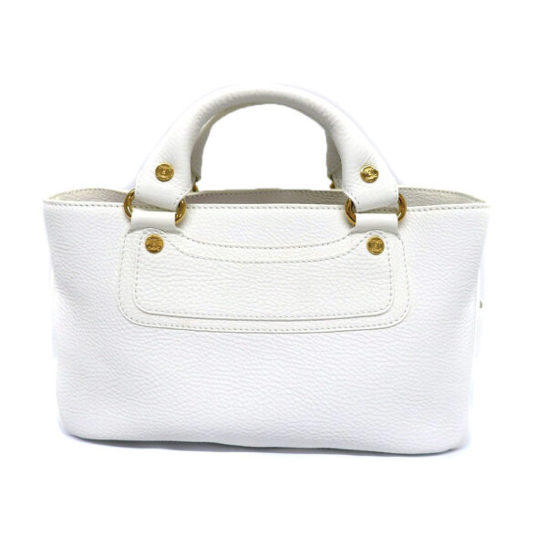 imgrc0083075386 Celine Boogie Leather Tote Bag White