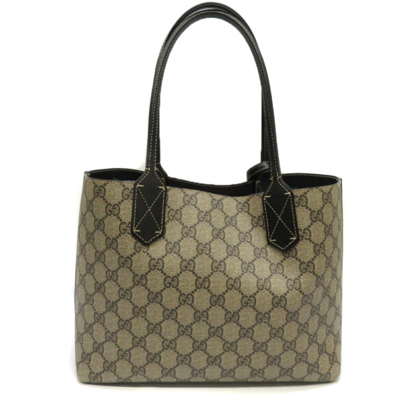 imgrc0083889229 Gucci Reversible Tote Bag GG Supreme Black