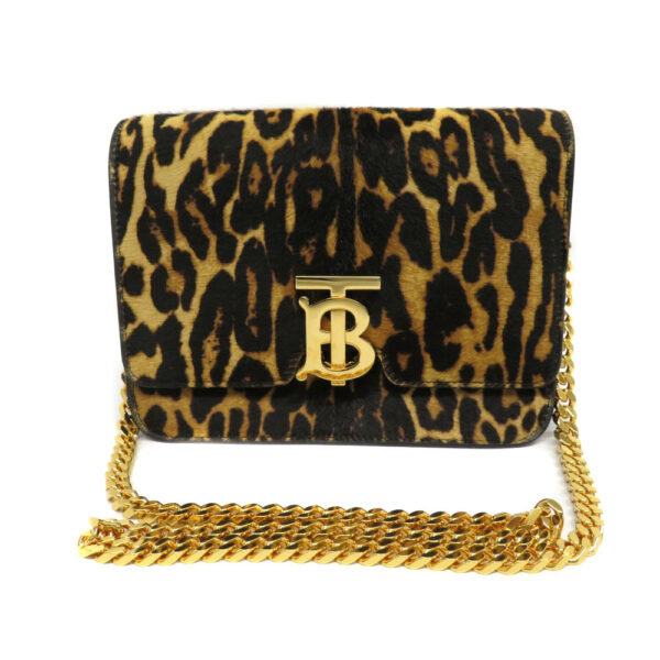 imgrc0084892833 Burberry Leopard Chain Shoulder Bag Brown