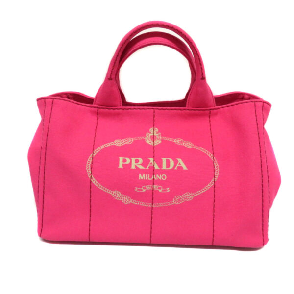 imgrc0084956192 Prada Canapa Tote 2WAY Handbag Canvas Pink