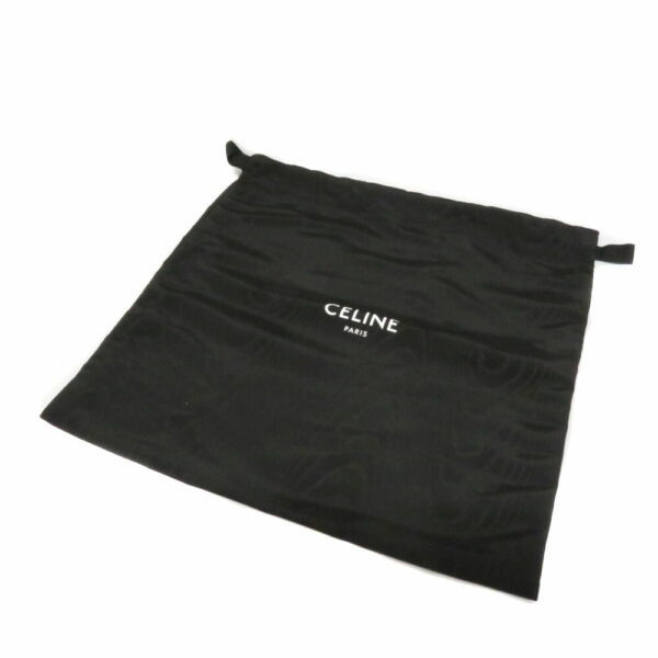 imgrc0085339739 Celine Triomphe Canvas Drawstring Bag Black Brown