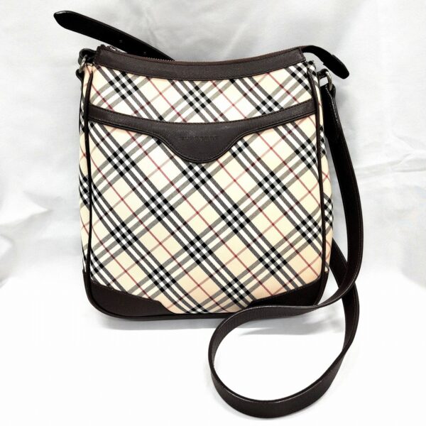 imgrc0086111842 Burberry Nova Check Shoulder Bag Nylon Leather