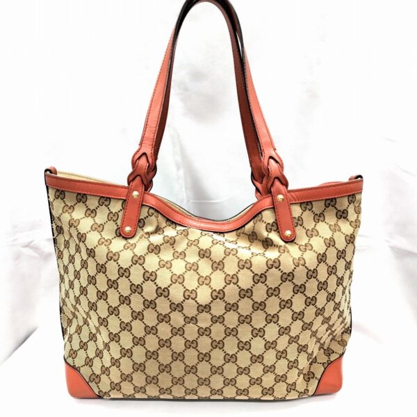 imgrc0086112942 Gucci GG Canvas Diamante Tote Bag with Pouch