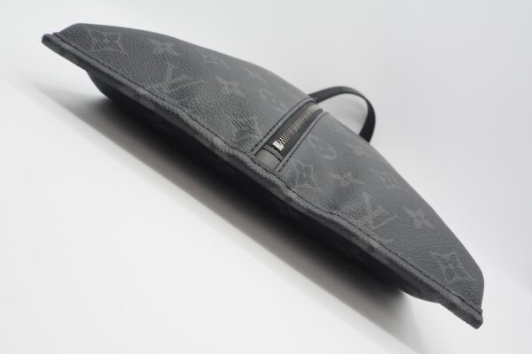 imgrc0086787449 Louis Vuitton Monogram Eclipse Shoe Bag Black Gray