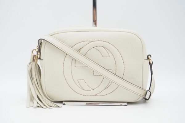 imgrc0086955798 Gucci Soho Small Disco Leather Shoulder Bag Ivory