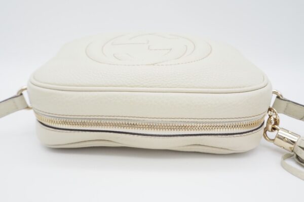 imgrc0086955804 Gucci Soho Small Disco Leather Shoulder Bag Ivory