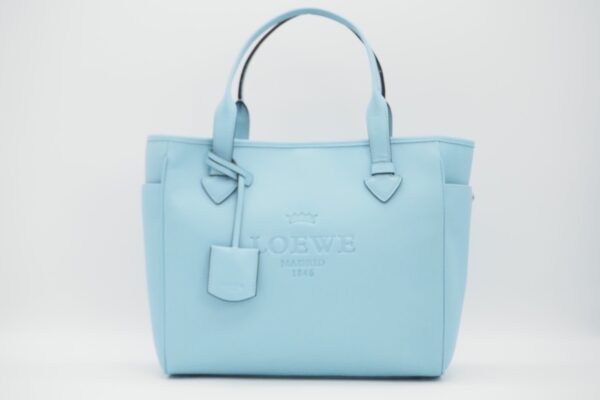 imgrc0086956209 Loewe Heritage Embossed Tote Bag Blue