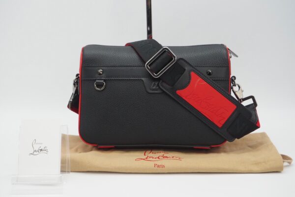 imgrc0087059690 Christian Louboutin Ruisbuddy Messenger Bag Black Red