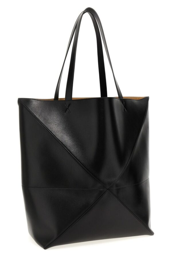 imgrc0087100926 Loewe Large Puzzle Fold Tote Bag Black