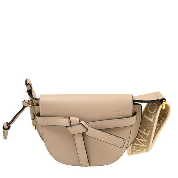 imgrc0087348713 Loewe Mini Gate Dual Bag Sand Beige