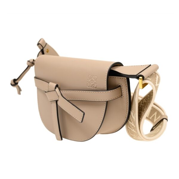 imgrc0087348714 Loewe Mini Gate Dual Bag Sand Beige