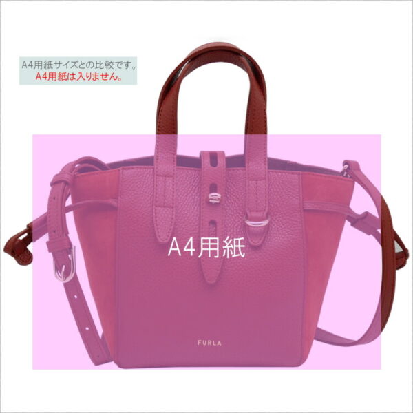 imgrc0087349385 Furla Net Tote Mini Leather Red Orange