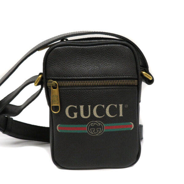 imgrc0087721260 Gucci Shoulder Bag Leather Black